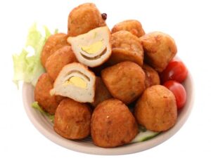 Chả Cá Bọc Trứng Cút